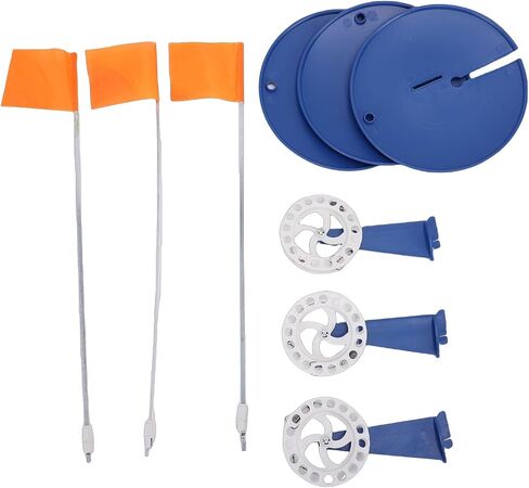 Sonew Ice Fishing Tip Up Flags – Cold ABS & Nylon Portable Angling in Saudi Arabia