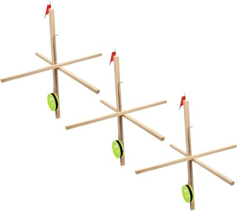 Sonew Ice Fishing Tip Up Flag with HighVisibility Flag, 50M Nylon Line & in Saudi Arabia