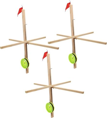 Sonew Ice Fishing Tip Up Flag with HighVisibility Flag, 50M Nylon Line & in Saudi Arabia