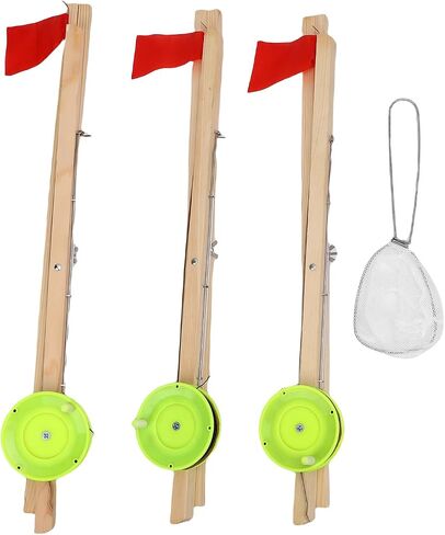 Sonew Ice Fishing Tip Up Flag with HighVisibility Flag, 50M Nylon Line & in Saudi Arabia