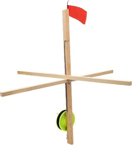 Sonew Ice Fishing Tip Up Flag with HighVisibility Flag, 50M Nylon Line & in Saudi Arabia