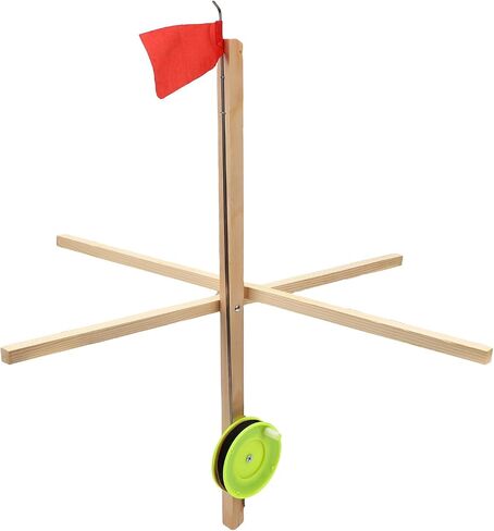 Sonew Ice Fishing Tip Up Flag with HighVisibility Flag, 50M Nylon Line & in Saudi Arabia