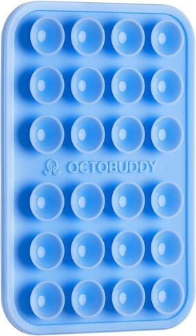 OCTOBUDDY Classic - Silicone Suction Phone Case Adhesive Mount, Chalk Pink | Hands-Free, Strong Grip Holder for Selfies and Videos - iPhone and Android Compatible - 2.25″ x 3.25″ in Kuwait
