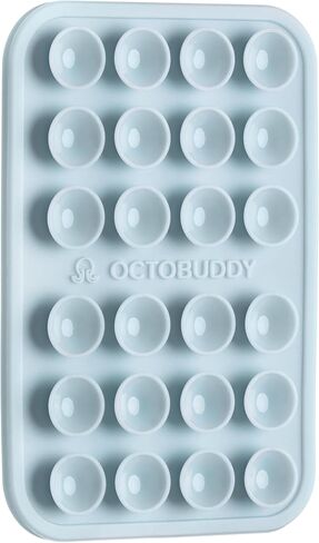 OCTOBUDDY Classic - Silicone Suction Phone Case Adhesive Mount, Chalk Pink | Hands-Free, Strong Grip Holder for Selfies and Videos - iPhone and Android Compatible - 2.25″ x 3.25″ in Kuwait