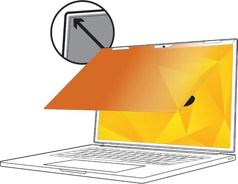 3M Gold Frameless Privacy Filter For 14" Widescreen Laptop, 16:9 Aspect Ratio in Kuwait