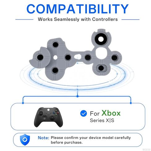 WCDZSU Conductive Rubber Pads Replacement for Xbox Series X/S Controller | Silicone Button Part Contact Adhesive Rubber Pads Changing Repair Replacement for D-Pad and ABXY Buttons Restoration in Saudi Arabia