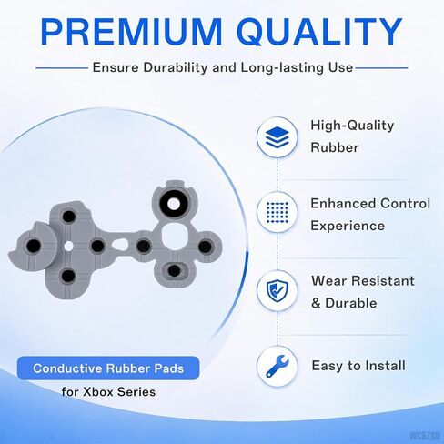 WCDZSU Conductive Rubber Pads Replacement for Xbox Series X/S Controller | Silicone Button Part Contact Adhesive Rubber Pads Changing Repair Replacement for D-Pad and ABXY Buttons Restoration in Saudi Arabia