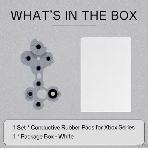 WCDZSU Conductive Rubber Pads Replacement for Xbox Series X/S Controller | Silicone Button Part Contact Adhesive Rubber Pads Changing Repair Replacement for D-Pad and ABXY Buttons Restoration in Saudi Arabia
