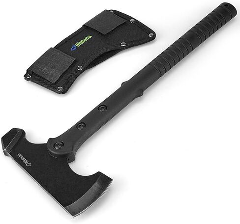 Hitdudu Camping Axe and Hatchet, 15.7" Tactical Tomahawk with Hammer Face, Nylon Fiber Handle for Outdoor Survival Hiking Camping in Saudi Arabia