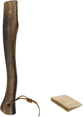 HEVSTIL Wood Replacement Handle for Camp Axe Wooden Axe Handle Hatchet Handle with Wooden and Steel Wedges for Broad Axe Most Single Bit Axe Handle Replacement, 13" Long in Saudi Arabia