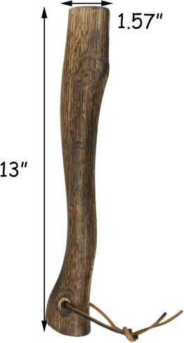 HEVSTIL Wood Replacement Handle for Camp Axe Wooden Axe Handle Hatchet Handle with Wooden and Steel Wedges for Broad Axe Most Single Bit Axe Handle Replacement, 13" Long in Saudi Arabia