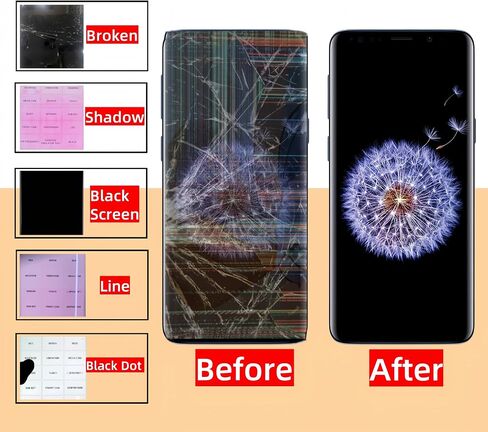 بديل شاشة TFT Galaxy S9 Plus لهاتف Samsung Galaxy S9+ شاشة LCD تعمل باللمس مع محول رقمي Pantalla مع مجموعة أدوات الإطار SM-G965U G965F أسود in Kuwait