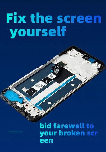 for Motorola G 5G 2025 Screen Replacement with Frame | for Moto G 5G 2025 Screen Replacement kit XT2513V XT2513-1 2513-2 LCD Display Touch Screen Digitizer Assembly With Tools in Saudi Arabia
