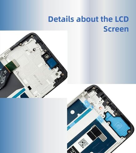 for Motorola G 5G 2025 Screen Replacement with Frame | for Moto G 5G 2025 Screen Replacement kit XT2513V XT2513-1 2513-2 LCD Display Touch Screen Digitizer Assembly With Tools in Saudi Arabia