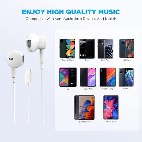 2 Pack Wired iPhone Earbuds/Headphones/Earphones with 3.5mm Wired | [MFi Certified] with Mic, Volume Control Compatible with iPhone,iPad,iPod,Computer,MP3/4,Android Most 3.5mm Audio Devices in Saudi Arabia
