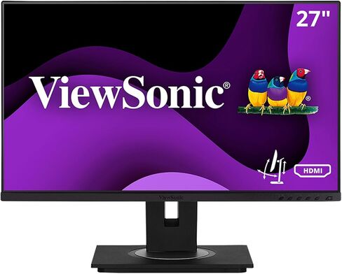 ViewSonic VG2448A 24 Inch 1080p Monitor, IPS Display with Ultra-Thin Bezels for Smooth Home and Office Productivity, Advanced Ergonomics, HDMI, DisplayPort, USB, and VGA Inputs in Saudi Arabia