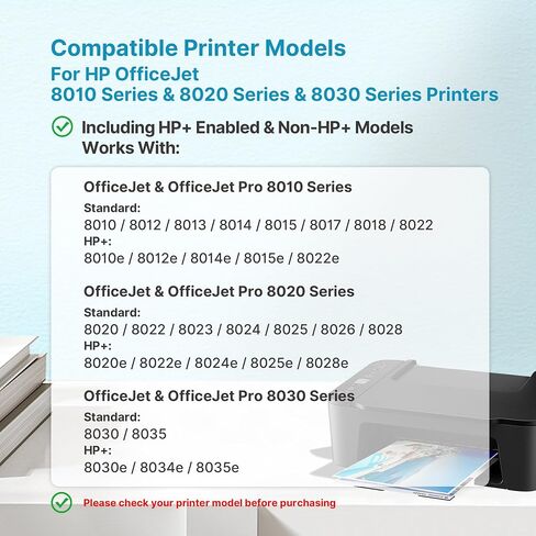 Remanufactured 910XL Ink Cartridges for HP Printers Black Color, 4 Pack | Compatible with HP+, High Page, Work for OfficeJet Pro 8025e 8025 8028e 8028 8035e 8035 OfficeJet 8015e 8022e 8015 in Saudi Arabia
