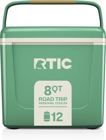 RTIC 8 QT Road Trip Personal Cooler | Insulated Personal Ice Chest for Lunch, Beach, Drinks, Travel, Camping, Picnic and Car in Kuwait