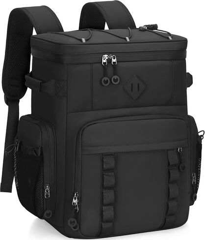 Large 60 Can Insulated Waterproof Leakproof Cooler Backpack | 37L Portable Ice Chest Backpack for Beach, Camping, Picnic, Tailgate, Travel & Fishing,Men & Women in Kuwait