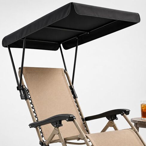 Chair Umbrella with Adjustable Clamp, Sun Shade for Beach & Camping Chairs | Portable Chair Umbrella 32.3 × 21.3 in Sun Shade, Fits Round Metal Tubes Up to 0.71", Camping, Lawn, Fishing & Wheelchairs in Saudi Arabia