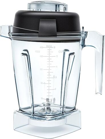 48oz Low Profile Blender Pitcher Compatible with Vitamix 5200 5300 750 7500 5000 6300 E310 E320, Replacement Container with Upgraded Stainless Steel Blades, Fits Classic & Explorian Series in Saudi Arabia