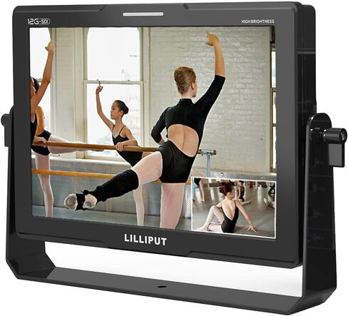 Lilliput Q10 10.1" inch HDMI 2.0 12G-SDI LUT HDR 1500nit High Brightness On-Camera Monitor for Broadcast Video Shooting in Saudi Arabia
