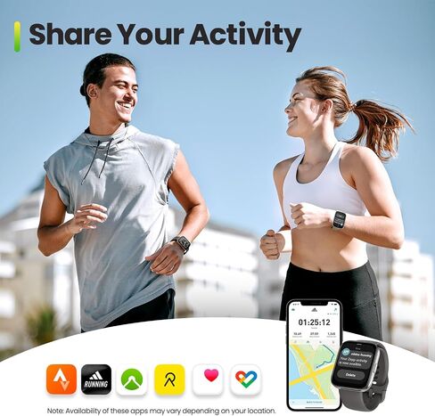 Amazfit Bip 5 Core Smart Watch for Men Women 46mm, 11-Day Battery, Fitness Activity Tracker with 120+ Sports Modes, Heart Rate & Sleep Monitor, for Android Phone & iPhone, Water Resistant, Black in Saudi Arabia
