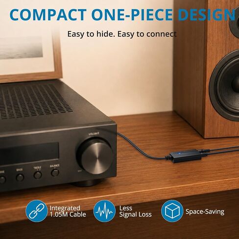AUTOUTLET Optical to Dual 6.35mm Converter, 192kHz Toslink SPDIF to Dual 1/4" Male Stereo Analog Audio Adapter with Integrated Cable and Optical Cable for Amplifier, Powered Speaker, Mixer in Saudi Arabia
