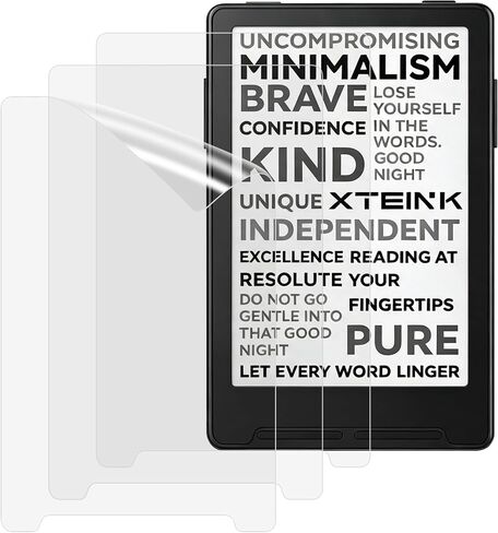 3 Pack Screen Protector for 4.3" Xteink X4 eBook Reader, Anti-Glare Matte PET Full-Coverage Protective Film Compatible with Xteink X4 eBook Reader in Kuwait