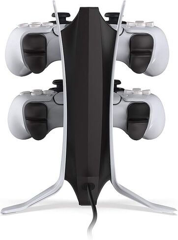 PS 5 Controller Charger, with LED Lights and Charger Cable, PlayStation 5 Dual Controller Charging Station - Fast and Sleek Charging Solution in Saudi Arabia