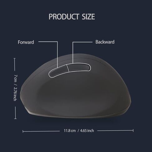 Wired Ergonomic Mouse, Optical Vertical Mouse with 3 Adjustable 800/1200/1600, 6 Buttons USB Computer Mouse in Saudi Arabia