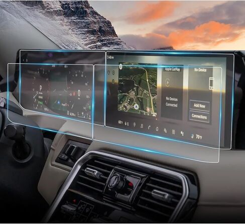 2024 2025 2026 Nissan Rogue Platinum/SL Screen Protector Accessory HD Glass | Fits 12.3" Radio Screen, Ultra Clear, No Fingerprint Screen with Scratch Resistance, 2026 Nissan Rogue Platinum Accessories in Saudi Arabia