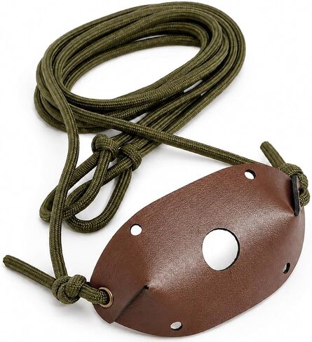 Handmade Leather Shepherd Sling Old-Fashioned Rock Thrower, 1 Pcs | Paracord Nylon Rope, Sling Pan for Adult, Tennis Ball Thrower for Dogs, for Outdoor Camping Hiking Hunting Sports in Saudi Arabia