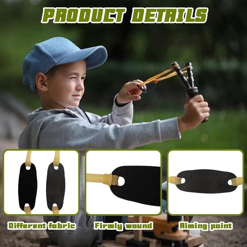 6 PCS Slingshot Replacement Bands, Premium Heavy Duty Rubber Tubular Slingshot Replacement Bands, Universal Wrist Rocket Elastic Rubber Band, Wrist Rocket Sling Shot Rubberband for Hunting in Saudi Arabia