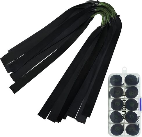 OBTOUTDOOR 10 Pcs Slingshot Bands Flat Slingshot Replacement Bands with Box for Hunting Slingshot in Saudi Arabia