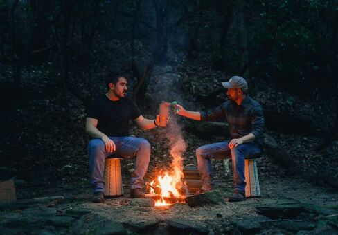 Nomad Seat Original Heavy Duty Folding Chair, Lightweight Yet Strong with Load Capacity 485lbs, Portable Collapsible Stool for Outdoor Travel, Camping, Fishing, Hiking (Driftwood) | Snap-locking joints, height adjustable, textured grips, lightweight colla in Saudi Arabia