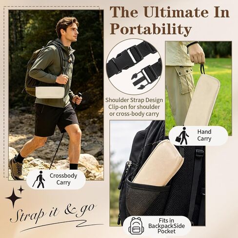 Portable Collapsible Folding Stool for Adults, 16" Tall Camping Stool with 3 Pockets & Shoulder Strap, Heavy Duty Travel Chair Lightweight Backpack Seat for Hiking Fishing Hiking Gardening in Saudi Arabia