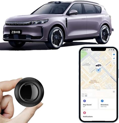 GPS Tracker for Vehicles,Tracker Device for Vehicles,Car GPS Tracker | Car Tracker Device Hidden for Vehicles | Magnetic | Android and iOS Compatible | No SIM Card | Waterproof in Saudi Arabia