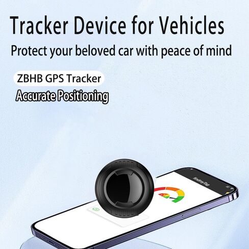 GPS Tracker for Vehicles,Tracker Device for Vehicles,Car GPS Tracker | Car Tracker Device Hidden for Vehicles | Magnetic | Android and iOS Compatible | No SIM Card | Waterproof in Saudi Arabia