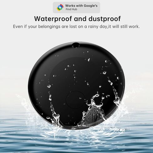 Air Tracker Tag for Android（Android Only ） IP65 Waterproof Smart Tag & Item Finder | Ultra-Long Battery | Works with Google Find My Device | Find Keys/Wallet/Car (2026 new Model) in Saudi Arabia