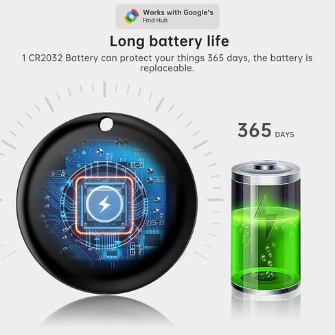 Air Tracker Tag for Android（Android Only ） IP65 Waterproof Smart Tag & Item Finder | Ultra-Long Battery | Works with Google Find My Device | Find Keys/Wallet/Car (2026 new Model) in Saudi Arabia