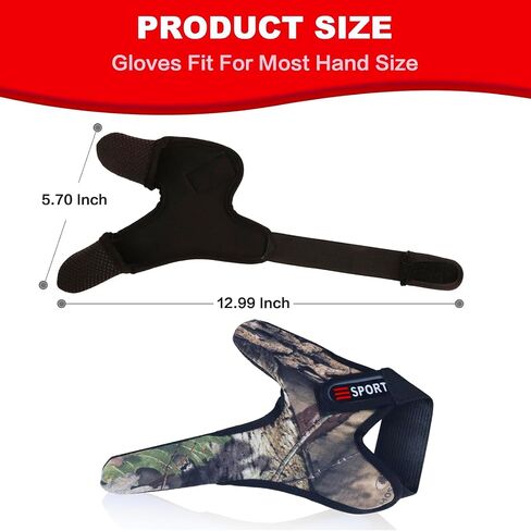 Double-Finger Gloves, 3 Pack Anti-Slip Fishing Glove, Professional Finger Gloves Protector Unisex Elastic Band Glove for Outdoor Fishing in Kuwait