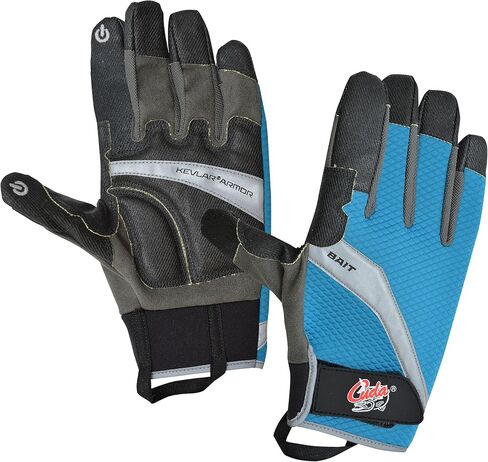 Cuda Bait Gloves, X-Large, Blue/Black (18357) in Saudi Arabia