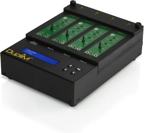 DupliM 1:3 NVMe Flatbed Copier - M.2 NVMe PCIe Duplicator and Sanitizer in Saudi Arabia