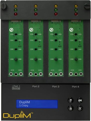 DupliM 1:3 NVMe Flatbed Copier - M.2 NVMe PCIe Duplicator and Sanitizer in Saudi Arabia