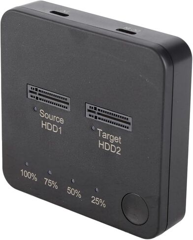JTLB M.2 SSD Duplicator Dual Bay 1Gbps High Speed Offline Clone M.2 SSD Docking Station for 2230 2242 2260 2280 22110 with Storage Box for /7/8/9 OS X Laptop in Kuwait