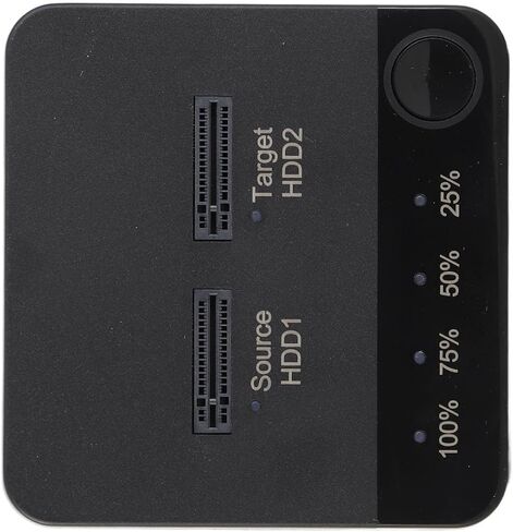 JTLB M.2 SSD Duplicator Dual Bay 1Gbps High Speed Offline Clone M.2 SSD Docking Station for 2230 2242 2260 2280 22110 with Storage Box for /7/8/9 OS X Laptop in Kuwait