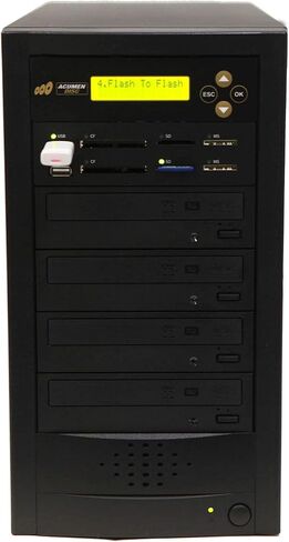قرص Acumen 1 إلى 3 ناسخ أقراص CD DVD وناسخة ذاكرة فلاش للوسائط المتعددة ثنائية الاتجاه (CF SD MS USB) / محول الوسائط - قرص إلى قرص/وسائط إلى وسائط | نسخ احتياطية للصوت والفيديو للوسائط المتعددة ثنائية الاتجاه لذاكرة وسائط الفلاش (CF SD MS USB in Kuwait