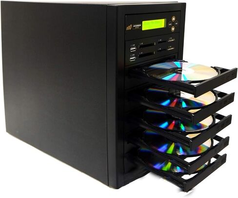 قرص Acumen من 1 إلى 4 ناسخ أقراص CD DVD وناسخة ذاكرة فلاش للوسائط المتعددة ثنائية الاتجاه (CF SD MS USB) / محول الوسائط - قرص إلى قرص/وسائط إلى وسائط | نسخ احتياطية للصوت والفيديو للوسائط المتعددة ثنائية الاتجاه لذاكرة وسائط الفلاش (CF SD MS USB in Kuwait