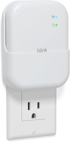 Outlet Wall Mount for Blink Sync Module 2 with Built-in Charger & Power Adapter, 2-in-1 Space-Saving Bracket, No Drill Plug-in Holder for Blink Outdoor Indoor Home Security Camera System in Saudi Arabia